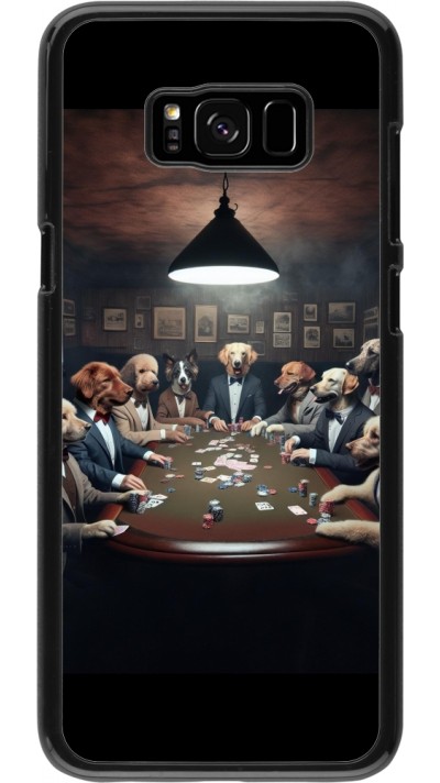 Samsung Galaxy S8+ Case Hülle - Die Pokerhunde