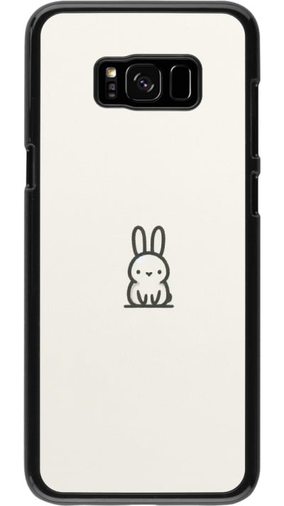 Samsung Galaxy S8+ Case Hülle - Minimal Häschen Süße