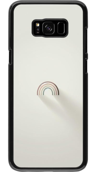 Samsung Galaxy S8+ Case Hülle - Mini Regenbogen Minimal