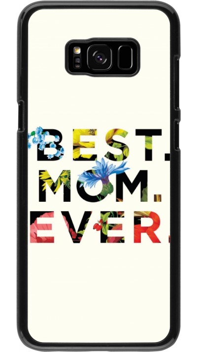 Coque Samsung Galaxy S8+ - Mom 2023 best Mom ever flowers