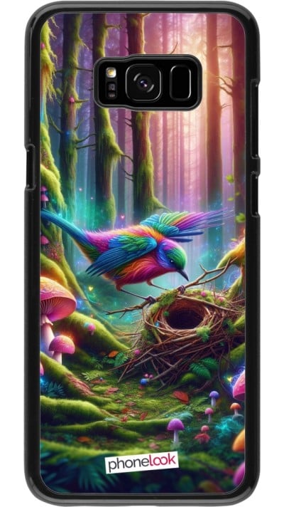 Samsung Galaxy S8+ Case Hülle - Vogel Nest Wald