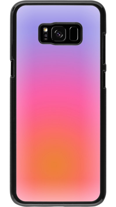 Samsung Galaxy S8+ Case Hülle - Orange Pink Blue Gradient