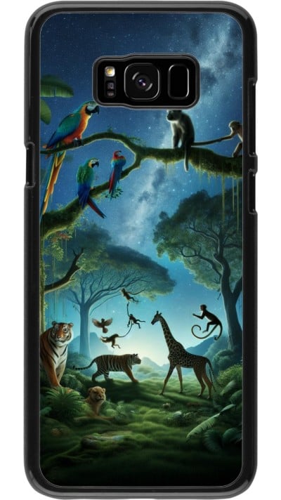 Samsung Galaxy S8+ Case Hülle - Paradies der exotischen Tiere