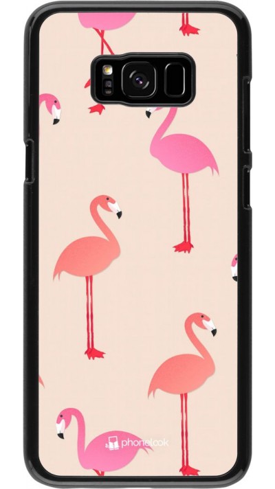 Hülle Samsung Galaxy S8+ - Pink Flamingos Pattern