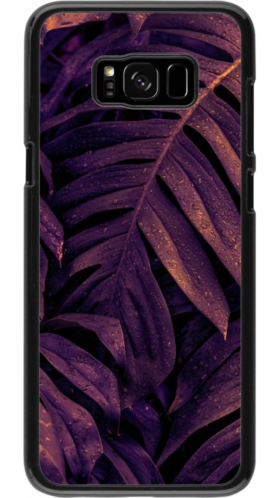 Coque Samsung Galaxy S8+ - Purple Light Leaves