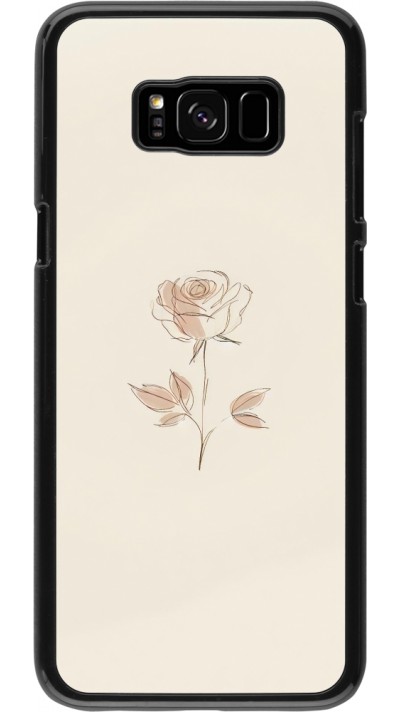 Samsung Galaxy S8+ Case Hülle - Rosa Sand Minimalistisch