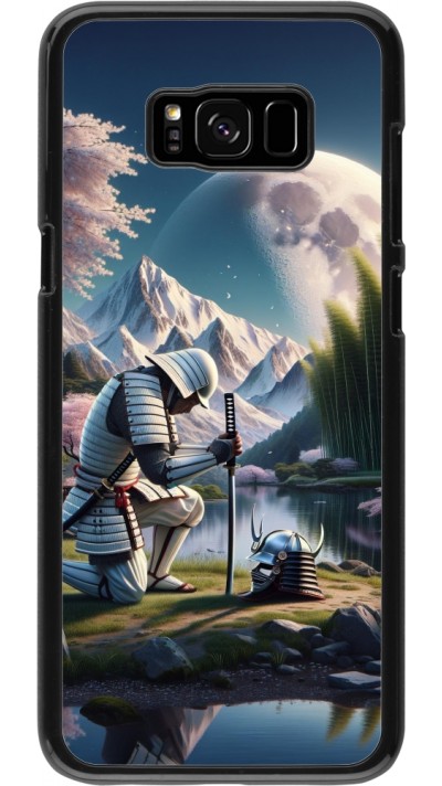 Samsung Galaxy S8+ Case Hülle - Samurai Katana Mond
