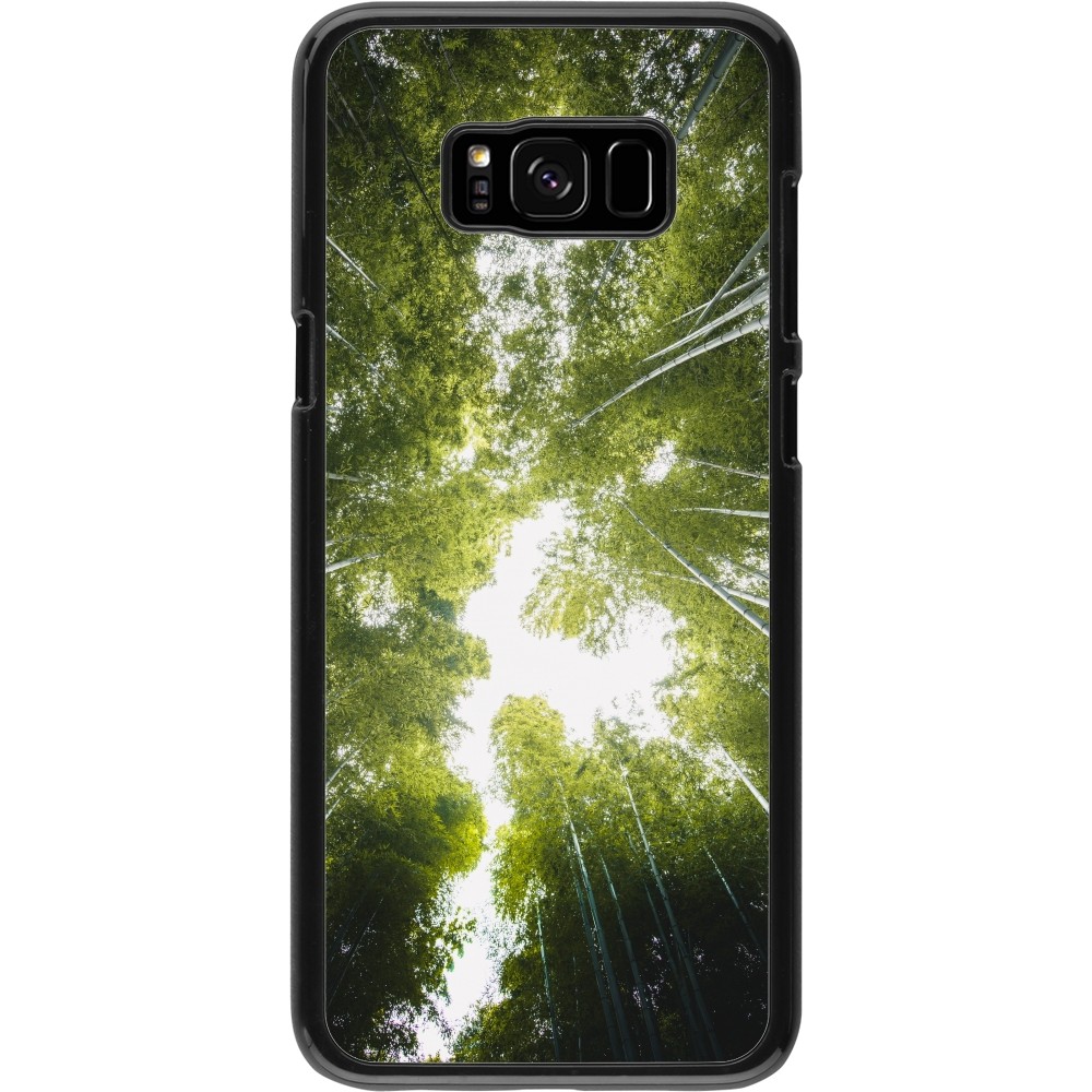 Samsung Galaxy S8+ Case Hülle - Spring 23 forest blue sky
