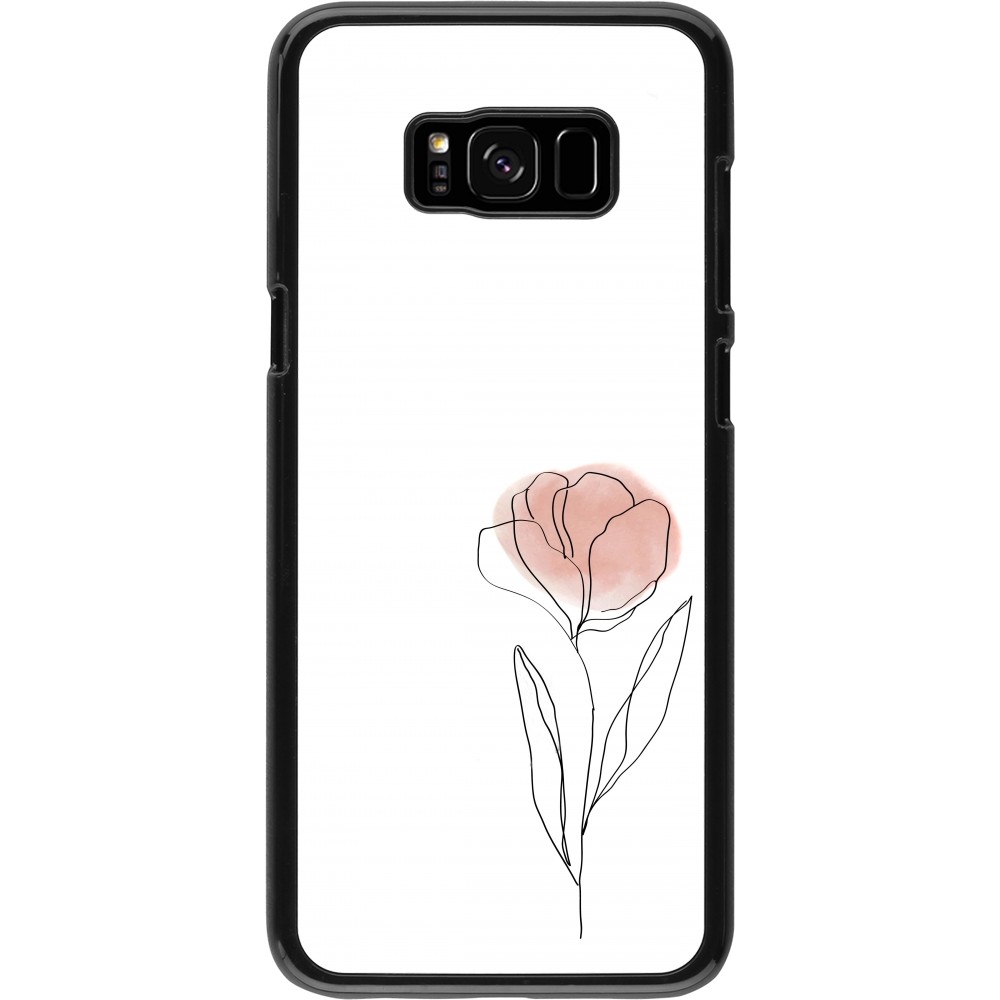 Samsung Galaxy S8+ Case Hülle - Spring 23 minimalist flower