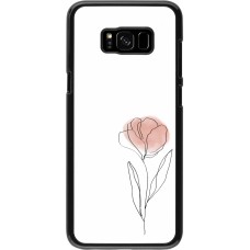 Samsung Galaxy S8+ Case Hülle - Spring 23 minimalist flower