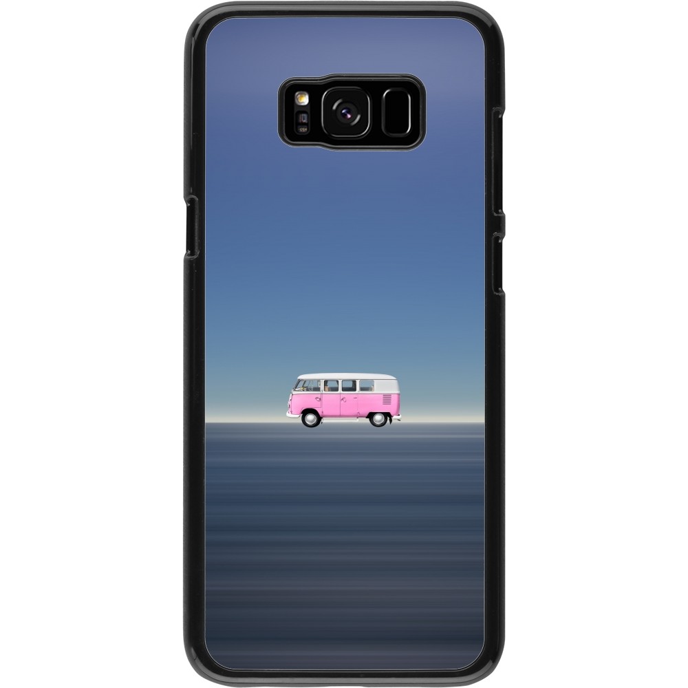 Samsung Galaxy S8+ Case Hülle - Spring 23 pink bus