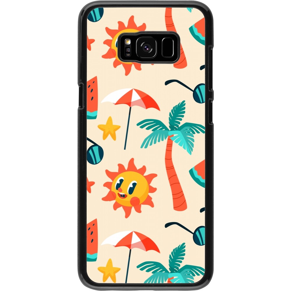 Samsung Galaxy S8+ Case Hülle - Summer 2025 Pattern soleil