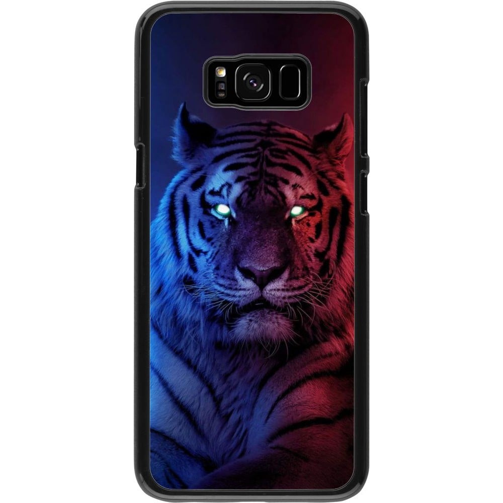 Coque Samsung Galaxy S8+ - Tiger Blue Red
