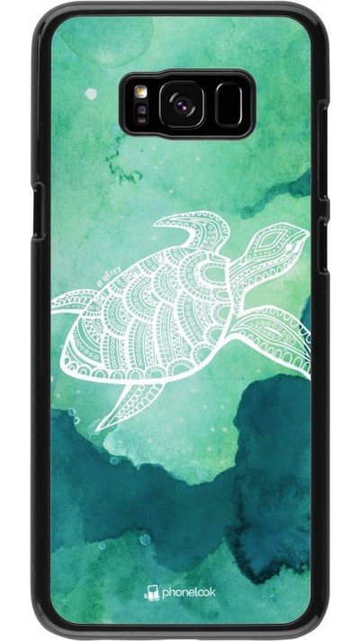Coque Samsung Galaxy S8+ - Turtle Aztec Watercolor