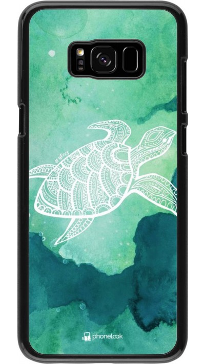 Hülle Samsung Galaxy S8+ - Turtle Aztec Watercolor