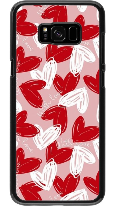 Samsung Galaxy S8+ Case Hülle - Valentine 2024 with love heart