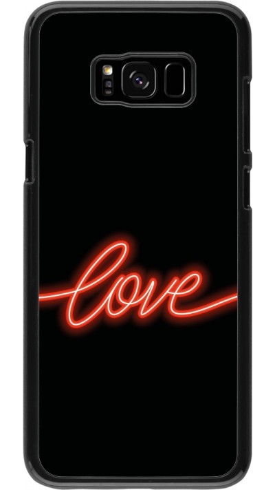 Coque Samsung Galaxy S8+ - Valentine 2023 neon love