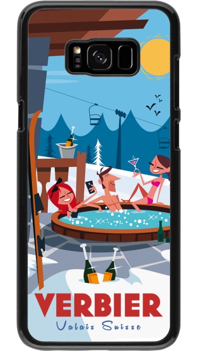 Samsung Galaxy S8+ Case Hülle - Verbier Mountain Jacuzzi