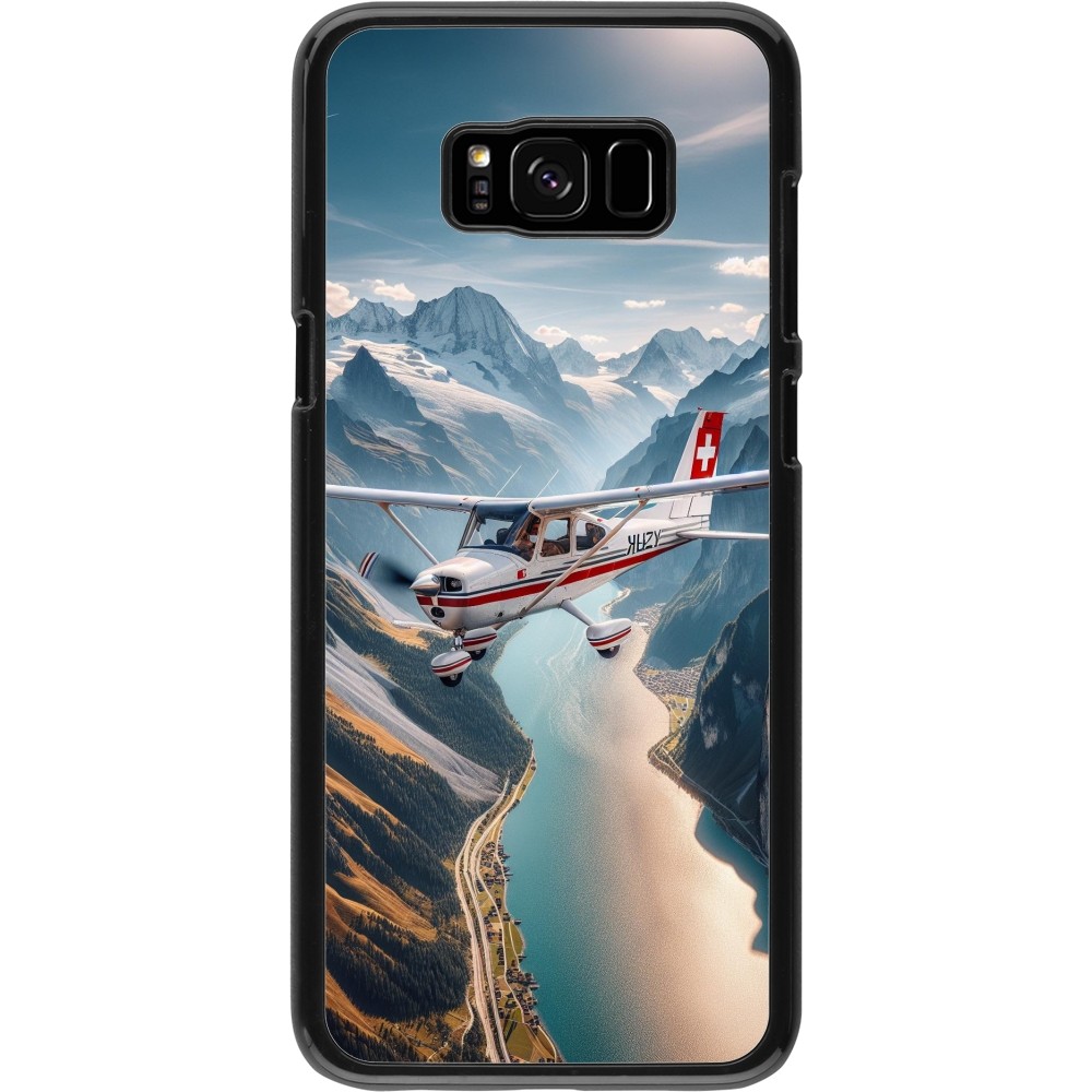 Samsung Galaxy S8+ Case Hülle - Schweizer Alpenflug
