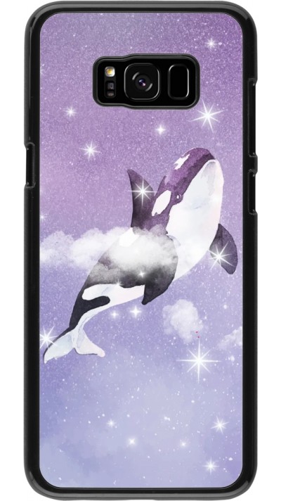 Hülle Samsung Galaxy S8+ - Whale in sparking stars