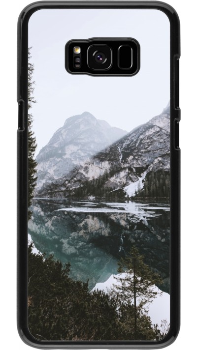Coque Samsung Galaxy S8+ - Winter 22 snowy mountain and lake