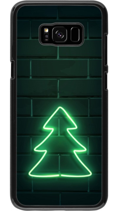Coque Samsung Galaxy S8+ - Christmas 22 neon tree on bricks