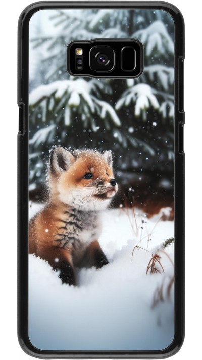 Coque Samsung Galaxy S8+ - Noël 2023 Renardeau sapin