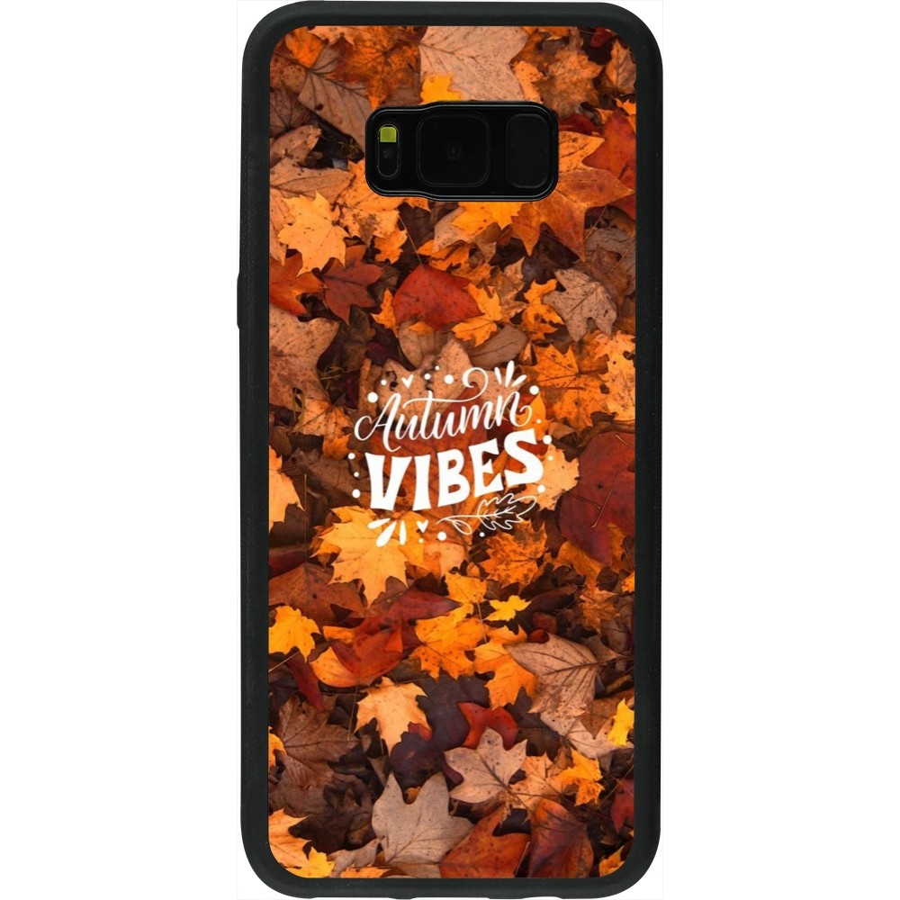 Coque Samsung Galaxy S8+ - Silicone rigide noir Autumn 25 Autumn vibes