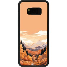 Coque Samsung Galaxy S8+ - Silicone rigide noir Autumn 25 Mountains