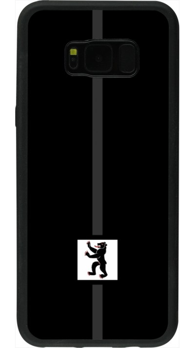 Samsung Galaxy S8+ Case Hülle - Silikon schwarz Kanton AI schwarz