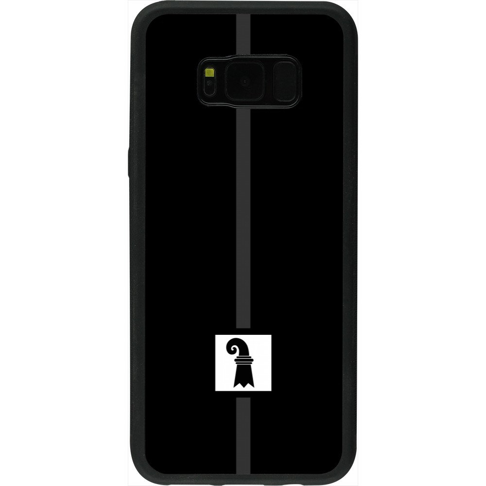 Samsung Galaxy S8+ Case Hülle - Silikon schwarz Kanton BS schwarz