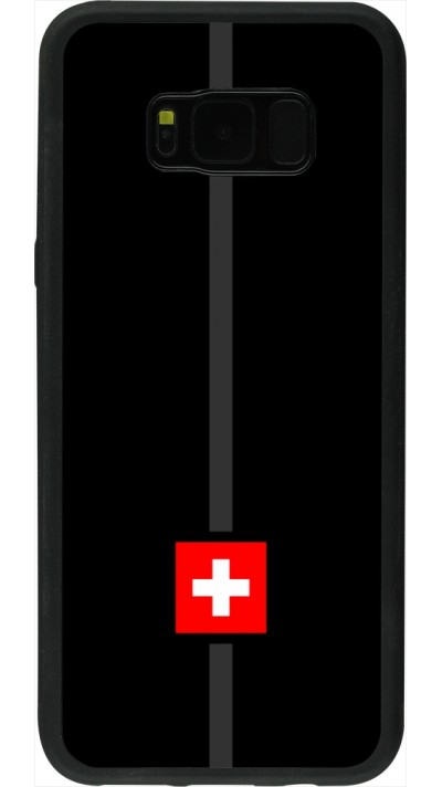 Samsung Galaxy S8+ Case Hülle - Silikon schwarz Kanton CH schwarz