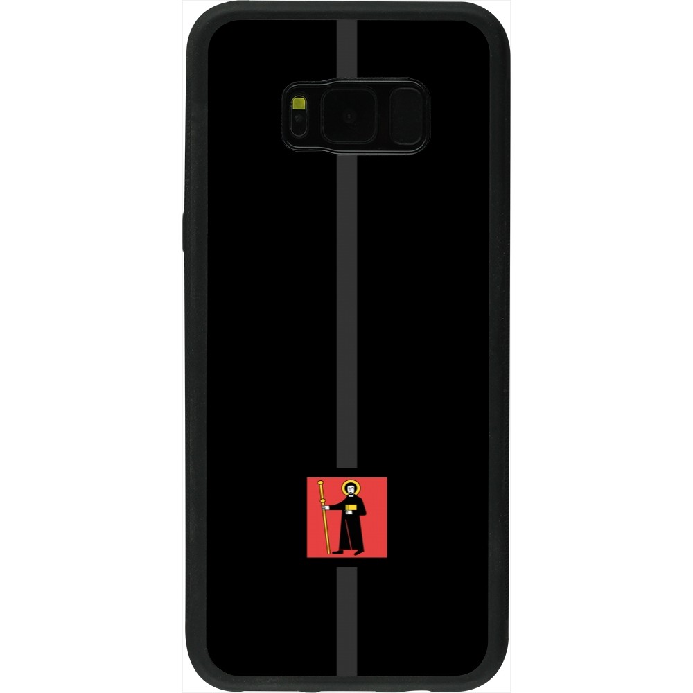 Coque Samsung Galaxy S8+ - Silicone rigide noir Canton GL noir