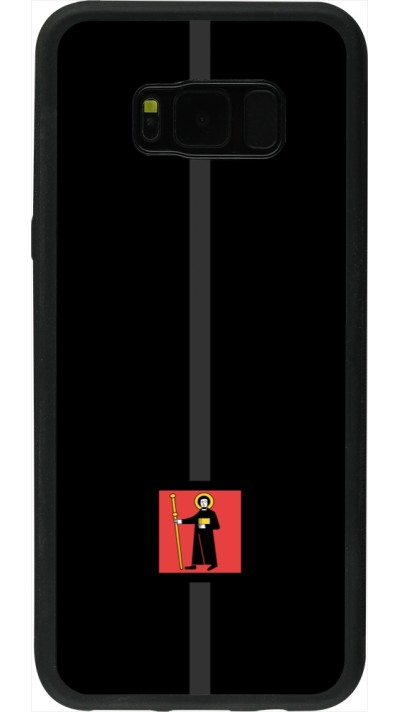 Samsung Galaxy S8+ Case Hülle - Silikon schwarz Kanton GL schwarz