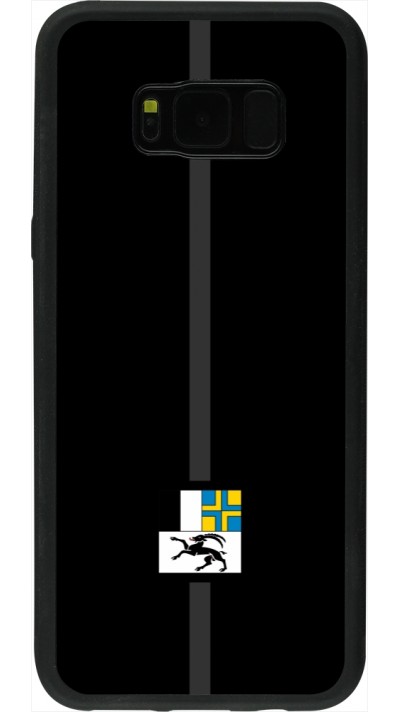Samsung Galaxy S8+ Case Hülle - Silikon schwarz Kanton GR schwarz