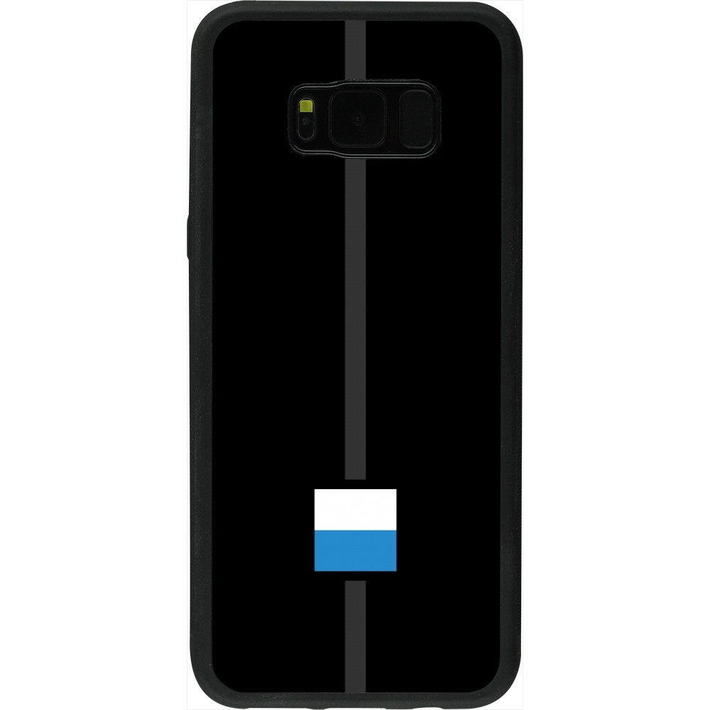 Samsung Galaxy S8+ Case Hülle - Silikon schwarz Kanton LU schwarz