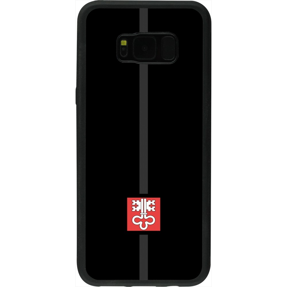 Samsung Galaxy S8+ Case Hülle - Silikon schwarz Kanton NW schwarz