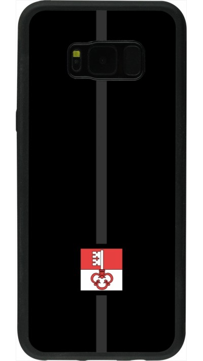 Samsung Galaxy S8+ Case Hülle - Silikon schwarz Kanton OW schwarz