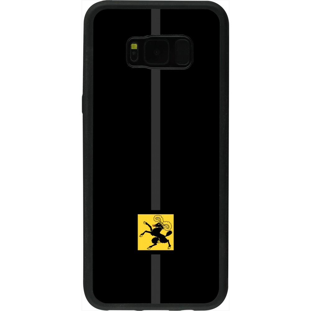 Samsung Galaxy S8+ Case Hülle - Silikon schwarz Kanton SH schwarz