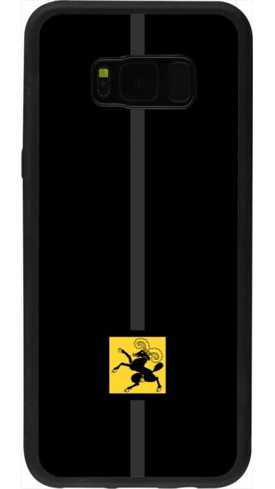 Samsung Galaxy S8+ Case Hülle - Silikon schwarz Kanton SH schwarz