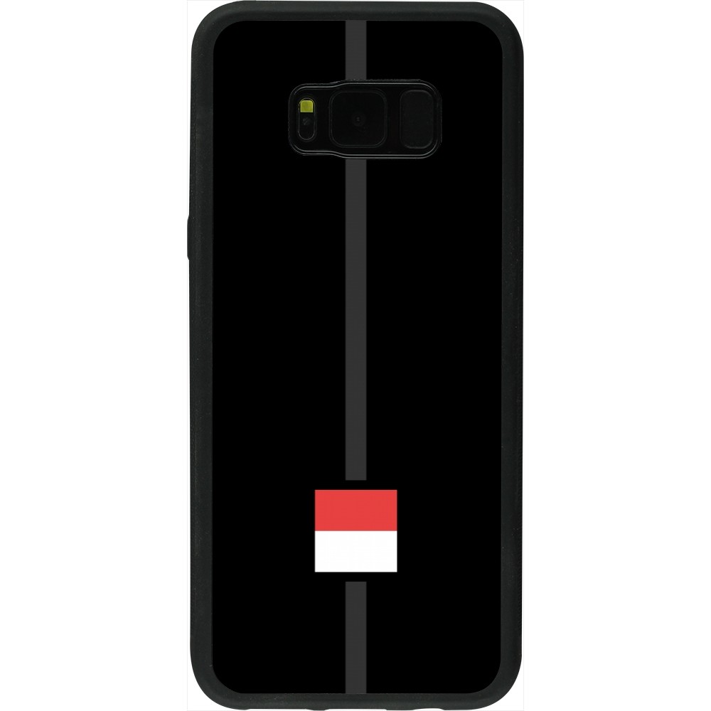 Samsung Galaxy S8+ Case Hülle - Silikon schwarz Kanton SO schwarz