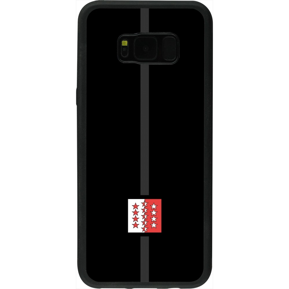 Samsung Galaxy S8+ Case Hülle - Silikon schwarz Kanton VS schwarz