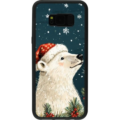 Coque Samsung Galaxy S8+ - Silicone rigide noir Christmas 25 Bear