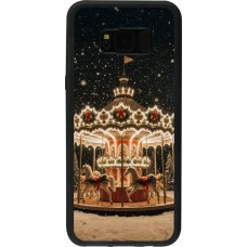 Samsung Galaxy S8+ Case Hülle - Silikon schwarz Christmas 25 Carousel