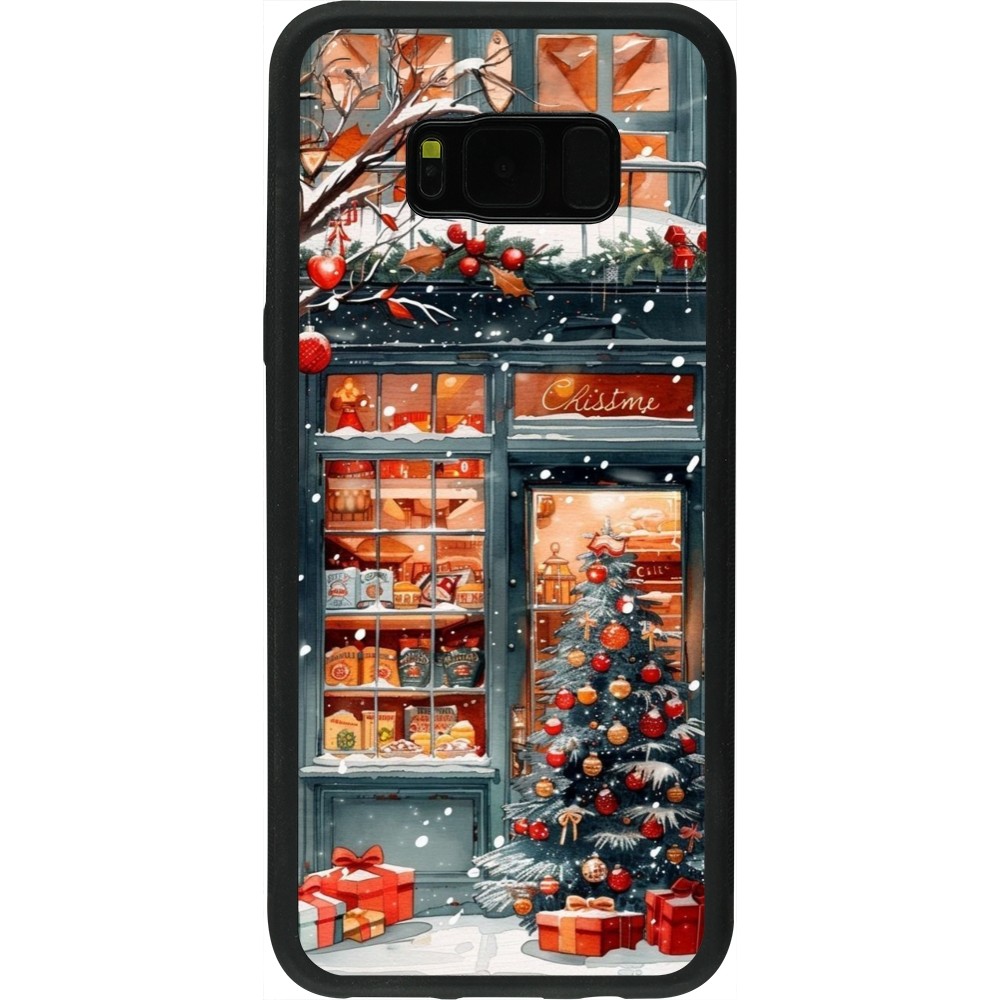 Samsung Galaxy S8+ Case Hülle - Silikon schwarz Christmas 25 Xmas Shop