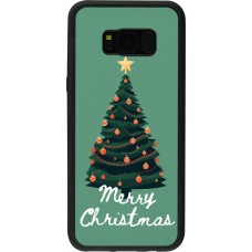 Coque Samsung Galaxy S8+ - Silicone rigide noir Christmas 25 Xmas Tree