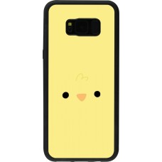 Coque Samsung Galaxy S8+ - Silicone rigide noir Easter 2026 Little chicken