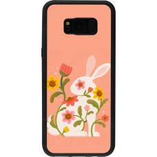 Coque Samsung Galaxy S8+ - Silicone rigide noir Easter 2026 Rabbit collage