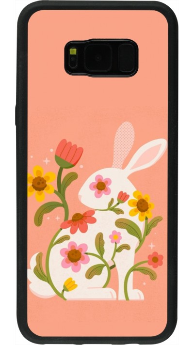 Coque Samsung Galaxy S8+ - Silicone rigide noir Easter 2026 Rabbit collage