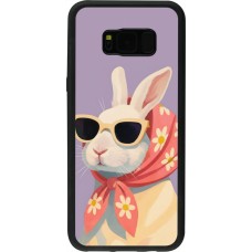 Coque Samsung Galaxy S8+ - Silicone rigide noir Easter 2026 Rabbit with scarf